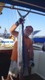 Dieser Mittelmeer-Speerfisch 14 kg ging uns zwischen Mallorca und Ibiza am 14.07.2011 an die Angel